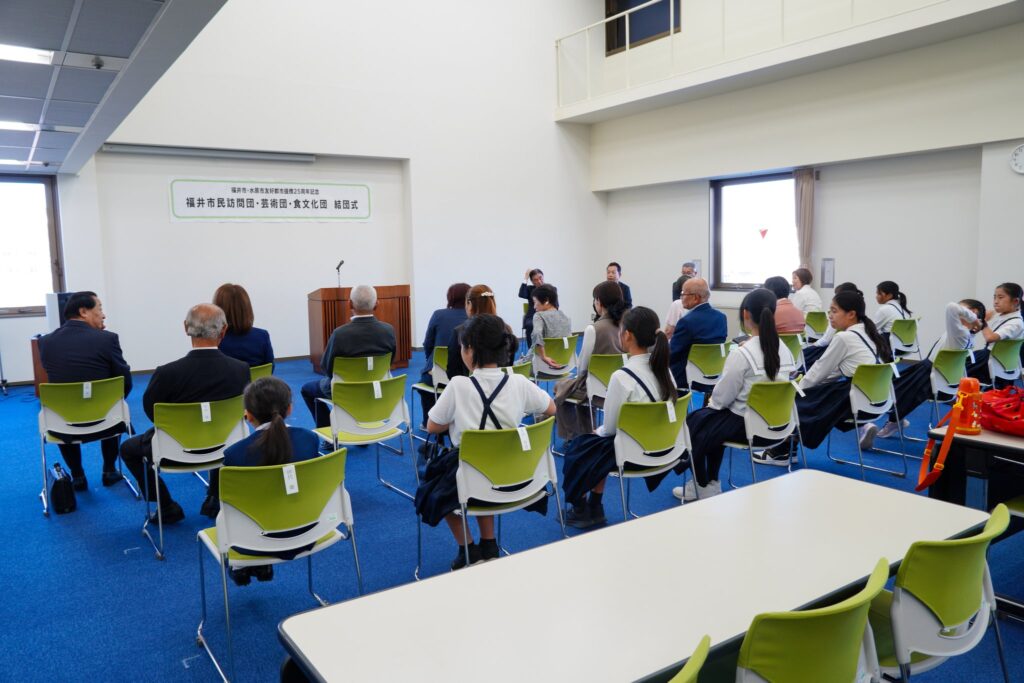 結団式の会場の様子（フェニックス・プラザ）