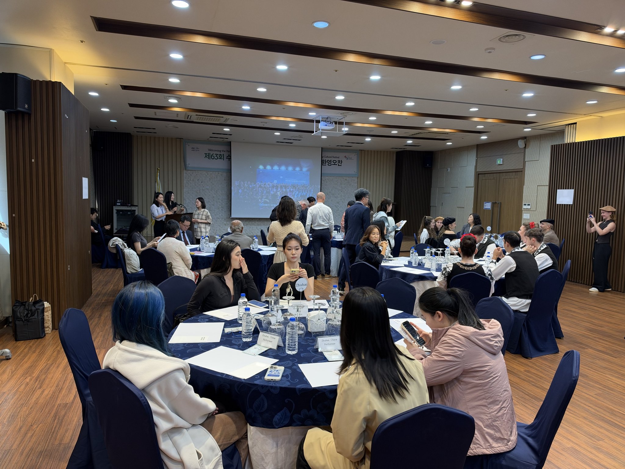 歓迎昼食会の会場